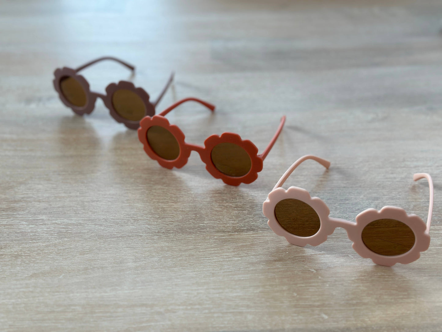 Children's Kid-Sized Sunglasses: Matte Tangerine