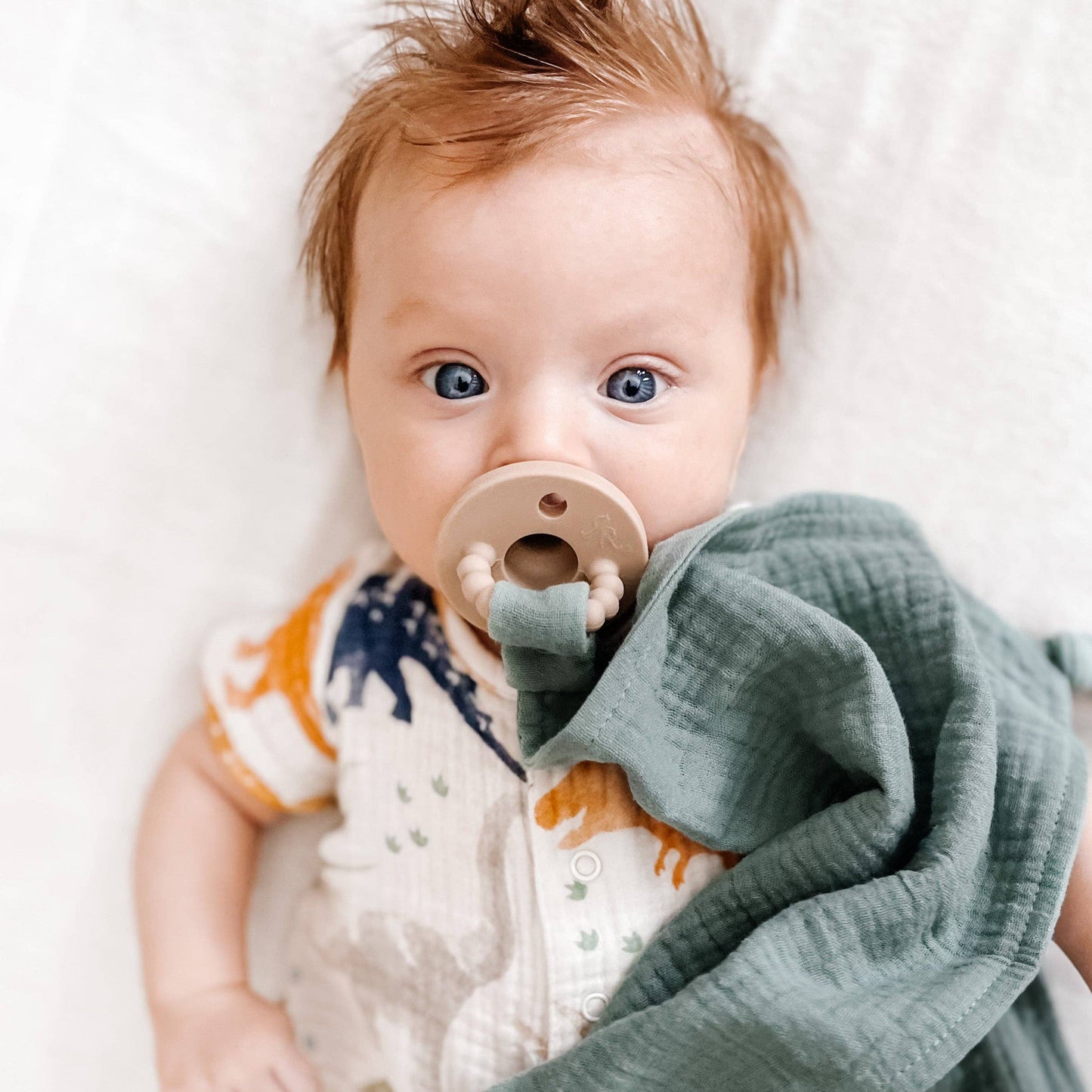 Cutie Lovey (Muslin Lovey): Ruffle Peachy