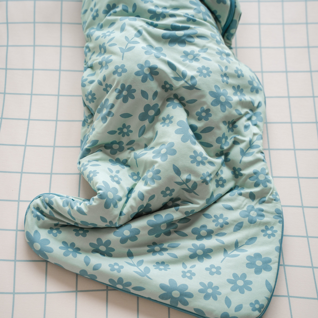 Bamboo Sleep Bags | 1.0 TOG | LE Prints: Powder Grid / 0-6M