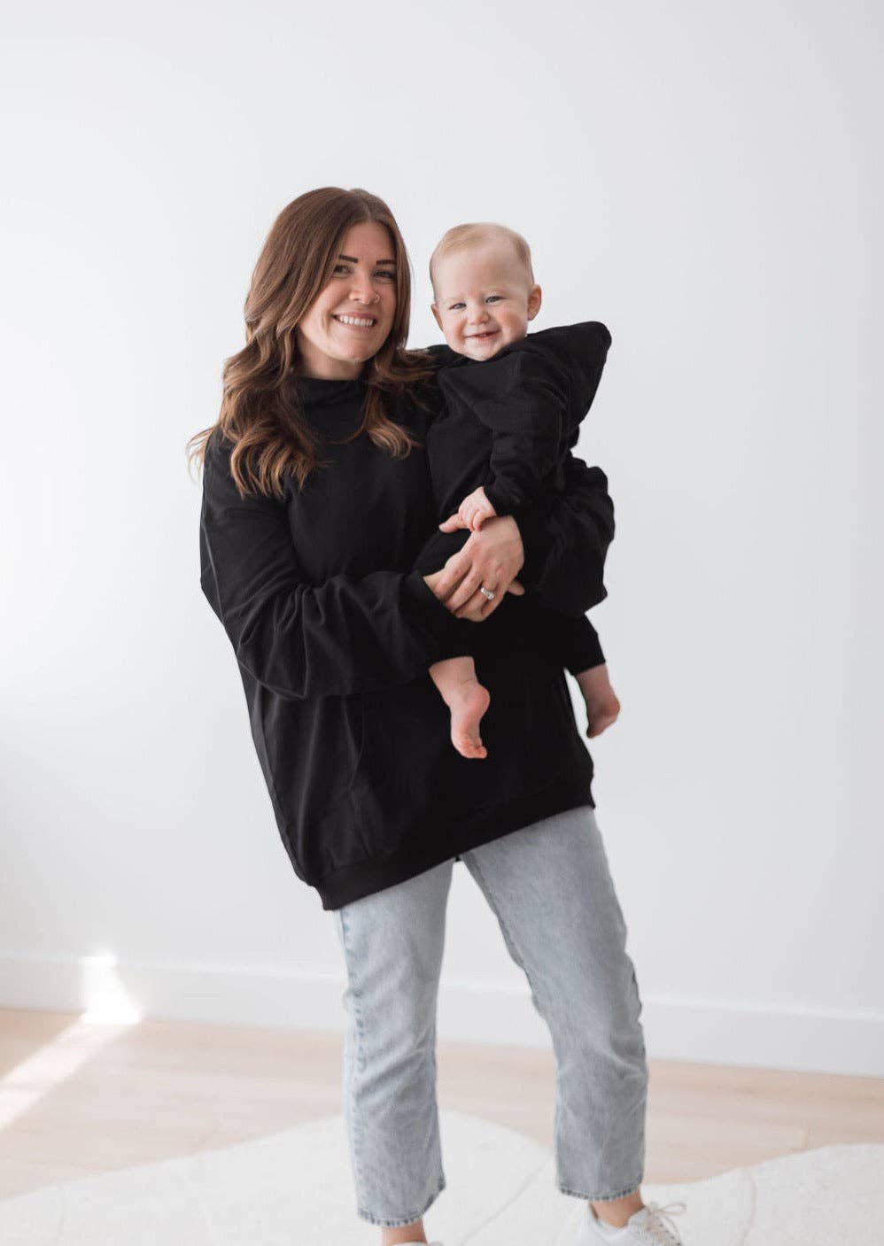 Hoodie Romper | Black