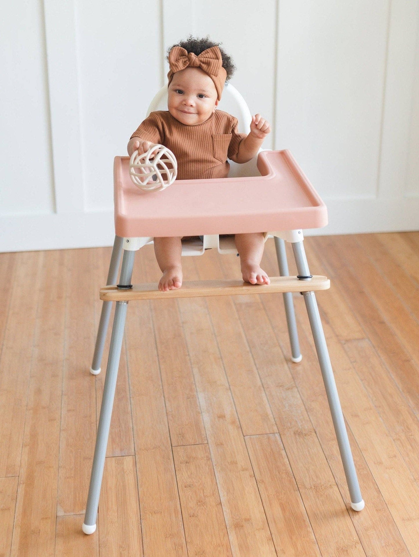 IKEA High Chair Placemat - Full Coverage Accessories Silicon: Dusty Rose