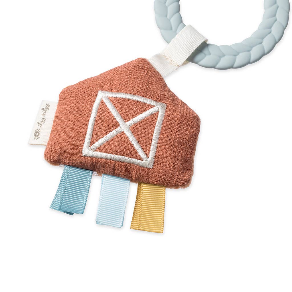 Bitzy Busy Ring™ Teething Activity Toy: Veggie
