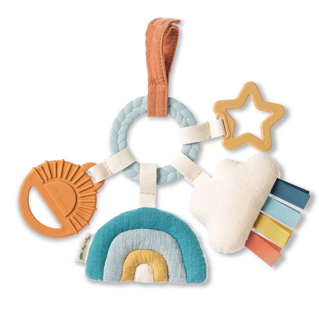 Bitzy Busy Ring™ Teething Activity Toy: Veggie