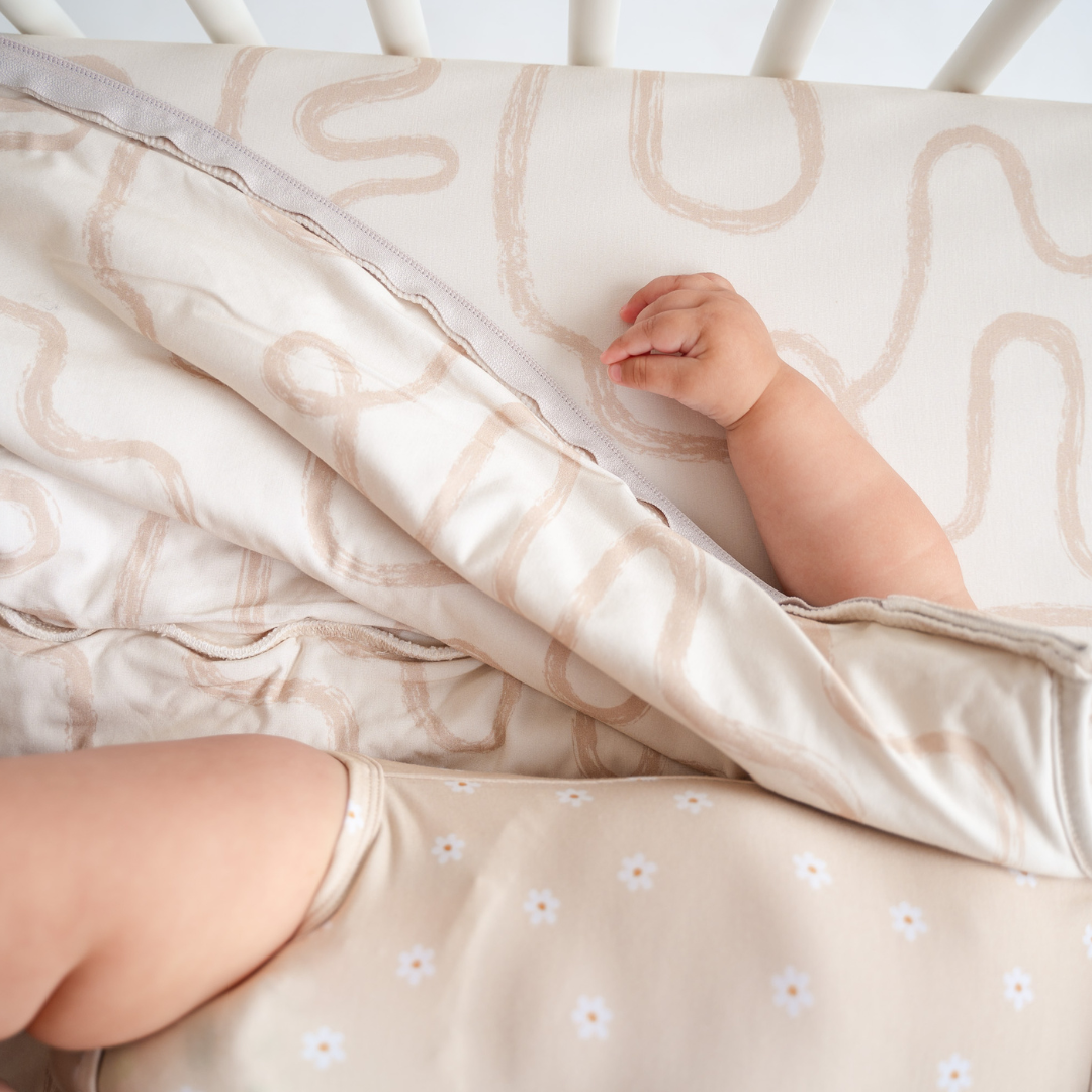Bamboo Sleep Bags | 1.0 TOG | LE Prints: Powder Grid / 6-18M