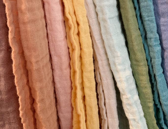 Oatmeal Muslin Swaddle Blanket, Premium Cotton