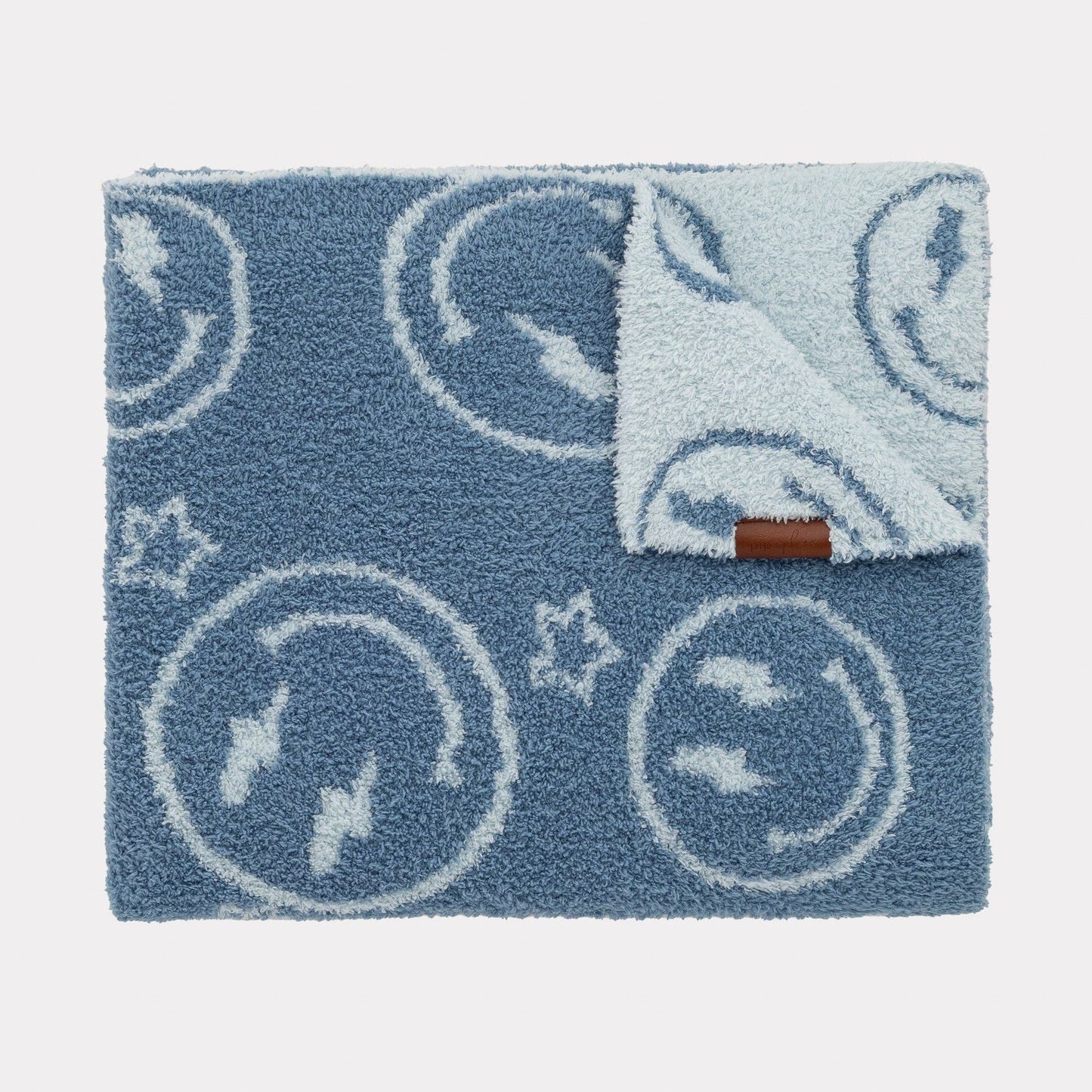 Plush Toddler Blankets | 30" x 40": Plush - Caramel Smiles