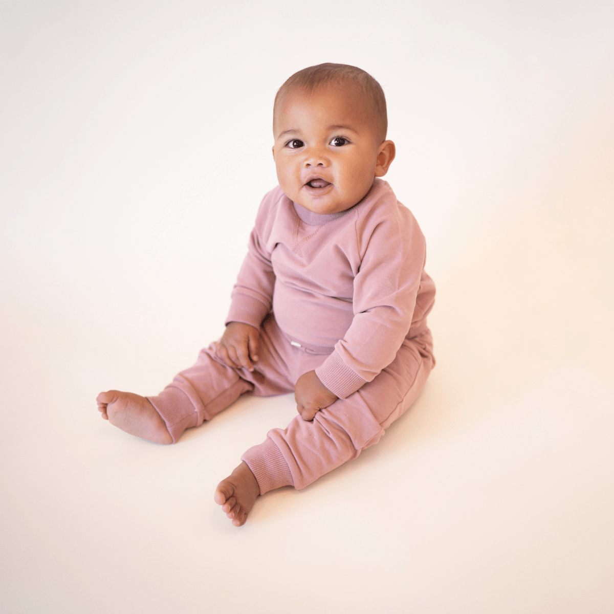Sweatshirt + Jogger Matching Set | Brick: 18-24m