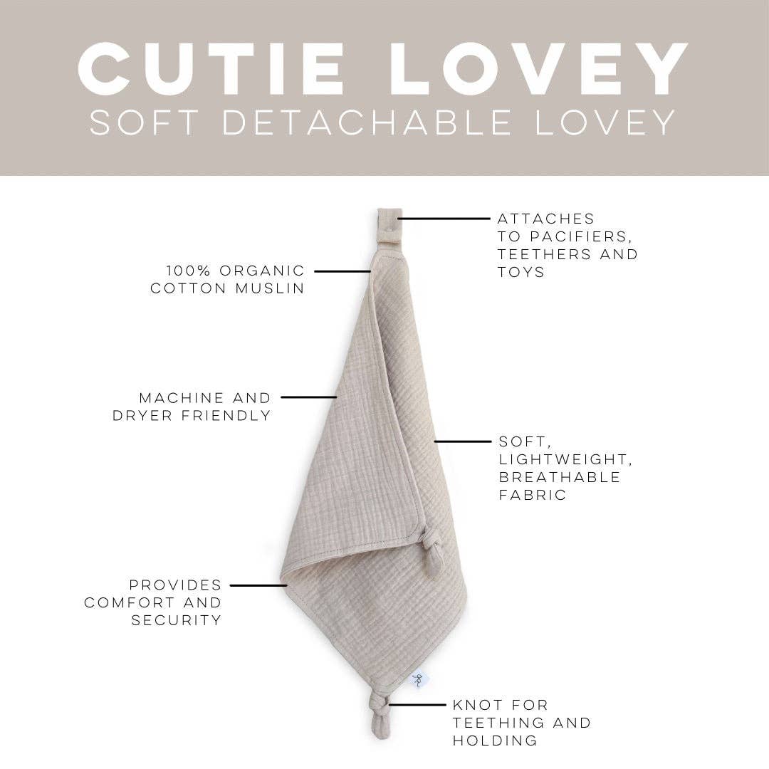 Cutie Lovey (Muslin Lovey): Ruffle Peachy