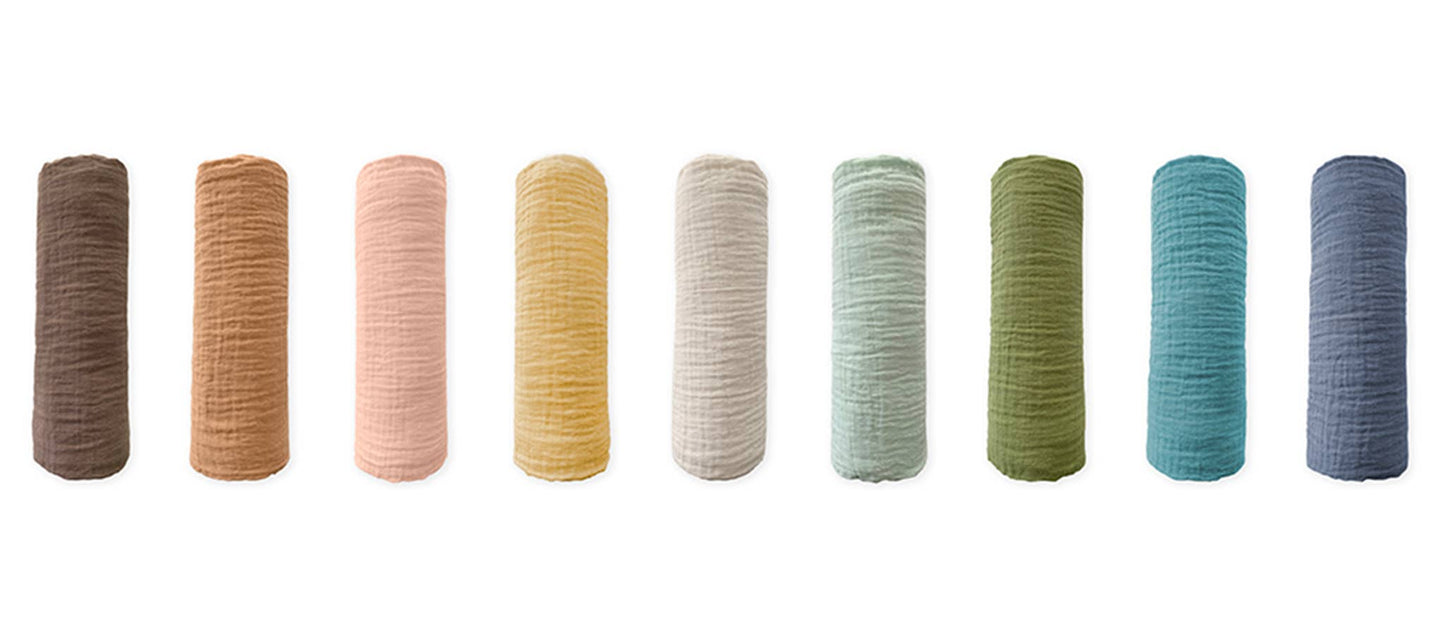 Oatmeal Muslin Swaddle Blanket, Premium Cotton