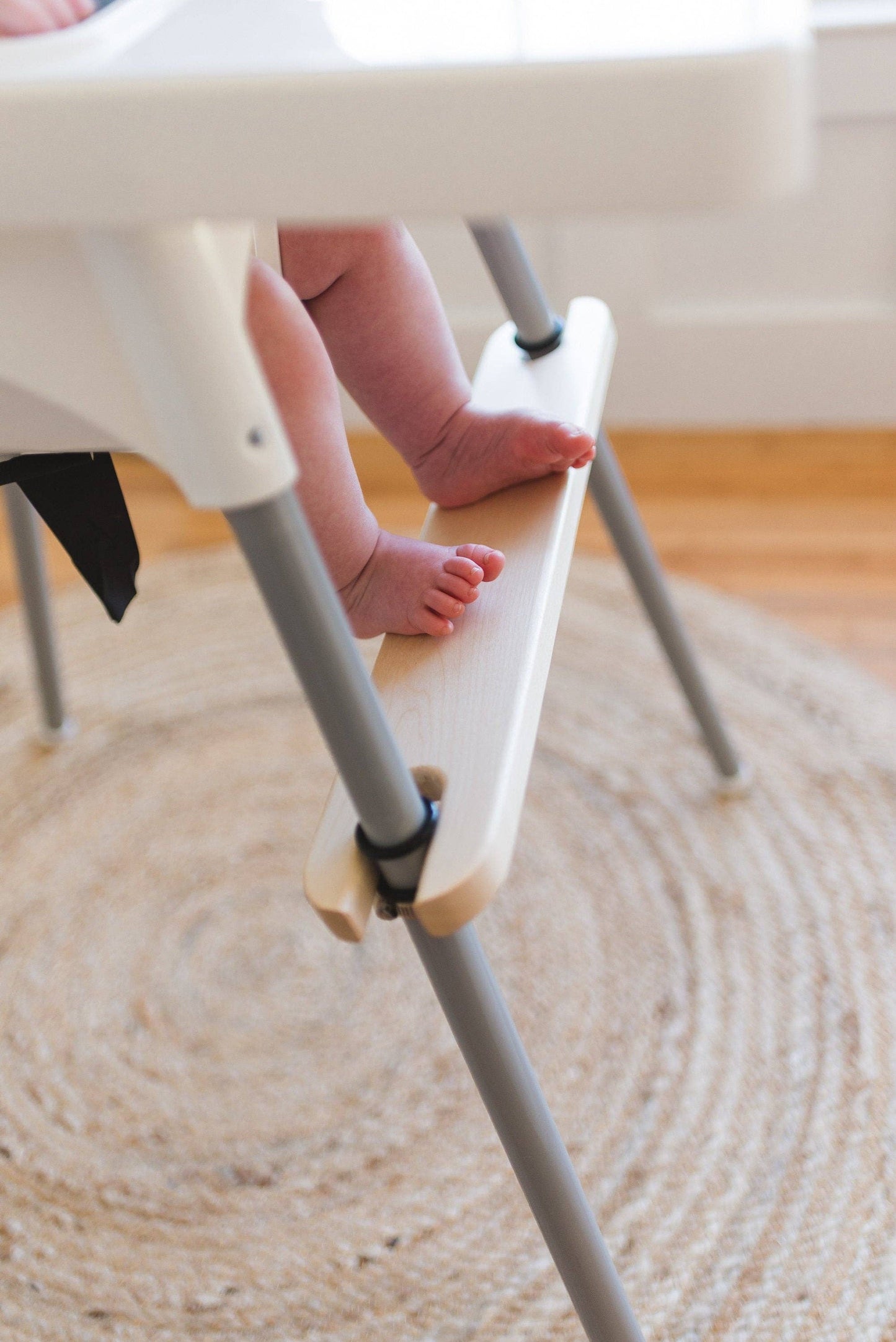 Maple IKEA Antilop Foot Rest - Wooden Highchair Footrest: Maple Footrest Only
