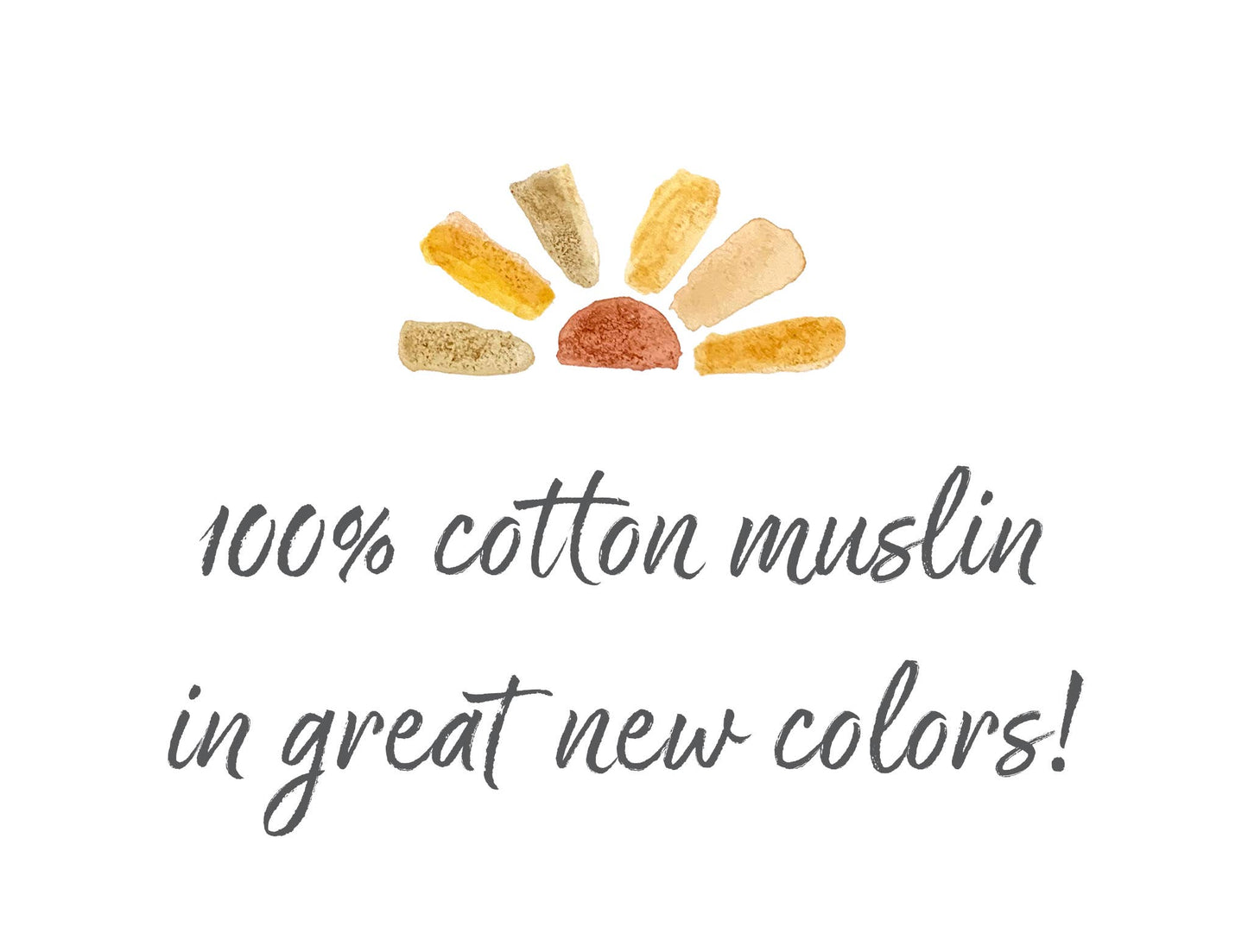 Oatmeal Muslin Swaddle Blanket, Premium Cotton