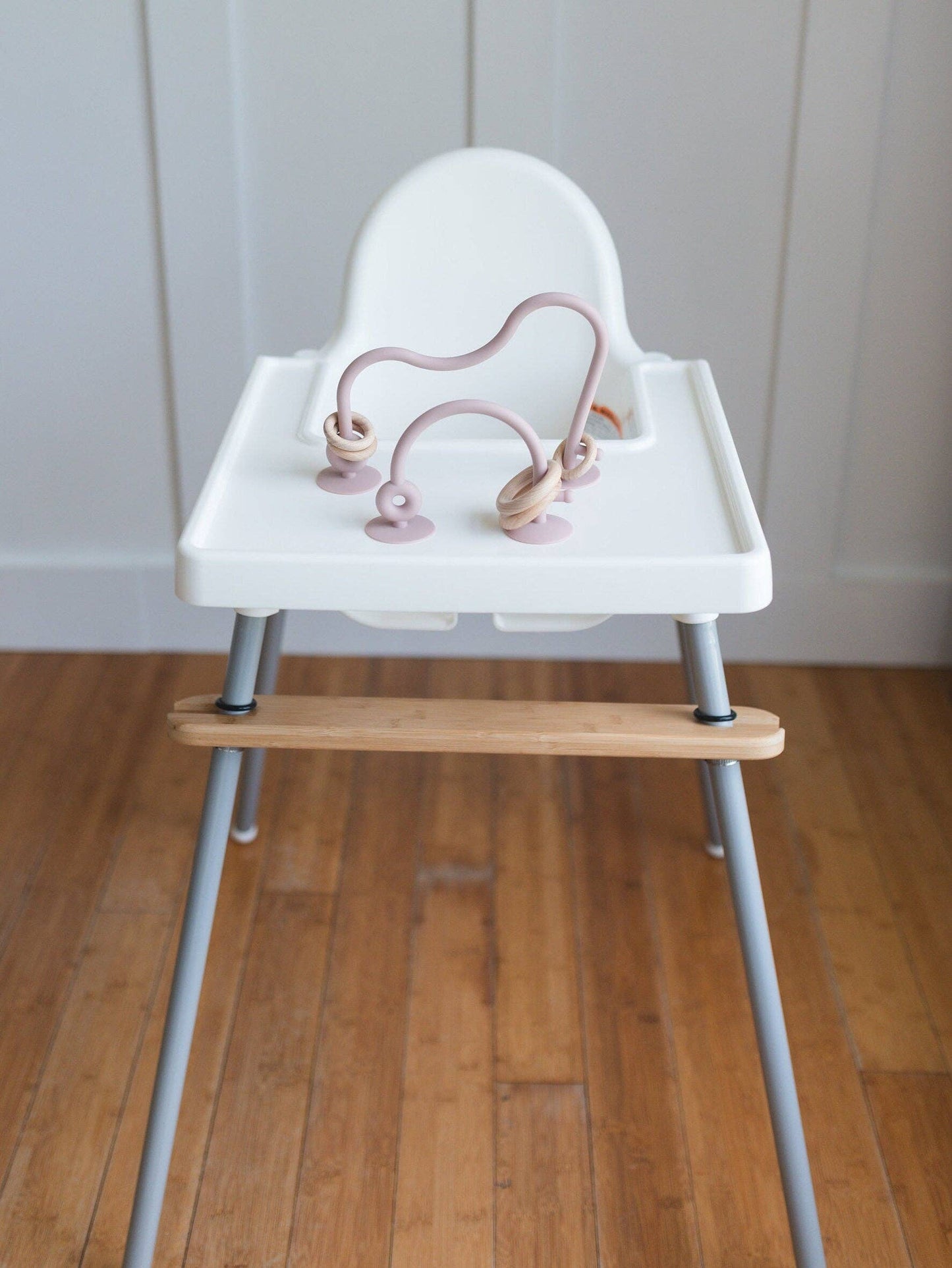 Silicone Highchair Toy: Dusty Rose