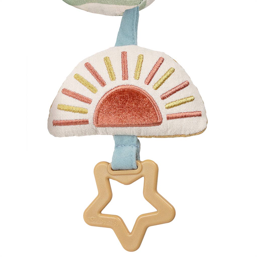 Itzy Bitzy Spiral Car Seat Activity Toy: High Contrast
