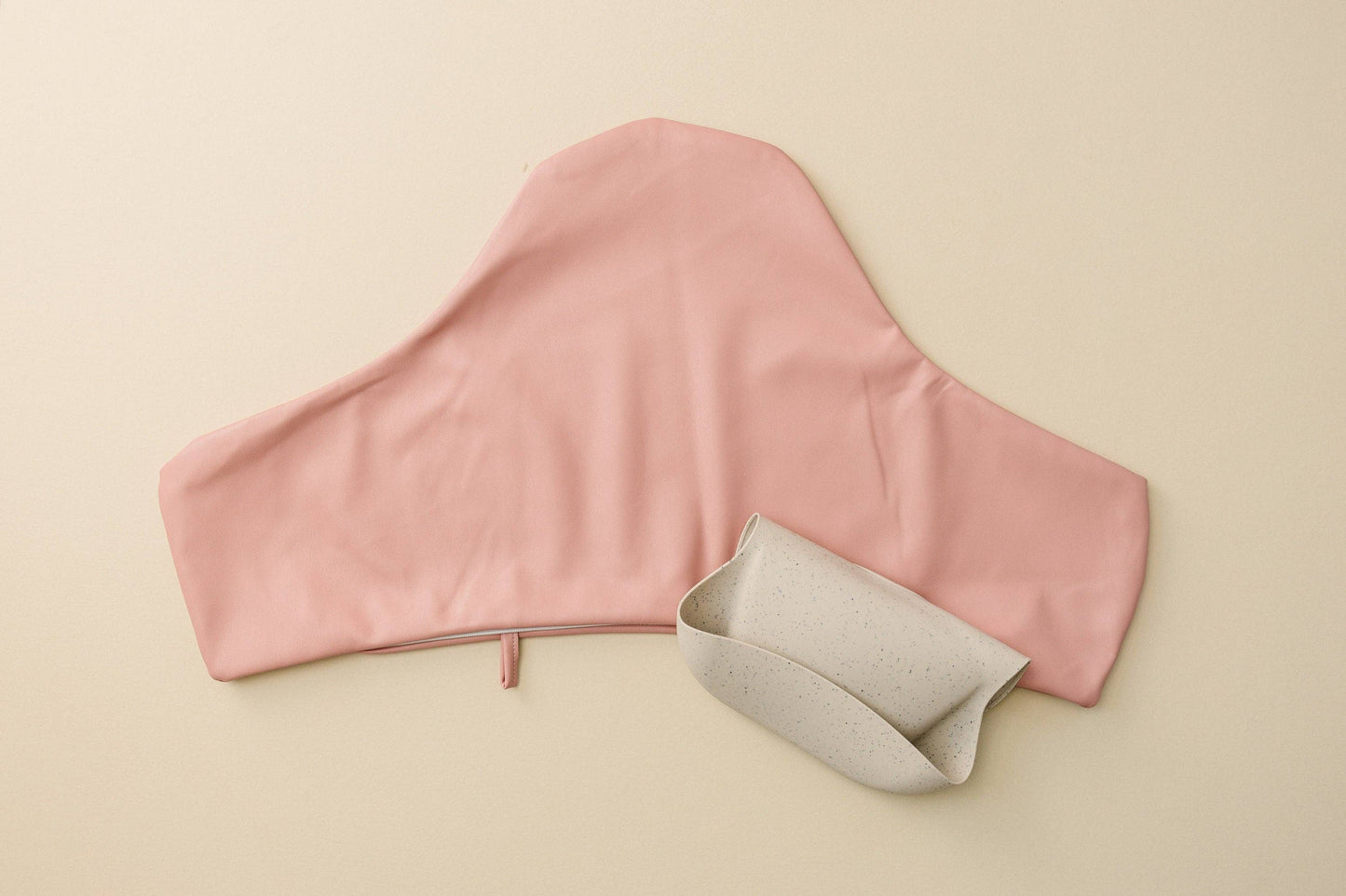 Pink Vegan Leather Cushion Cover for IKEA Antilop Highchair: Cushion + Cover