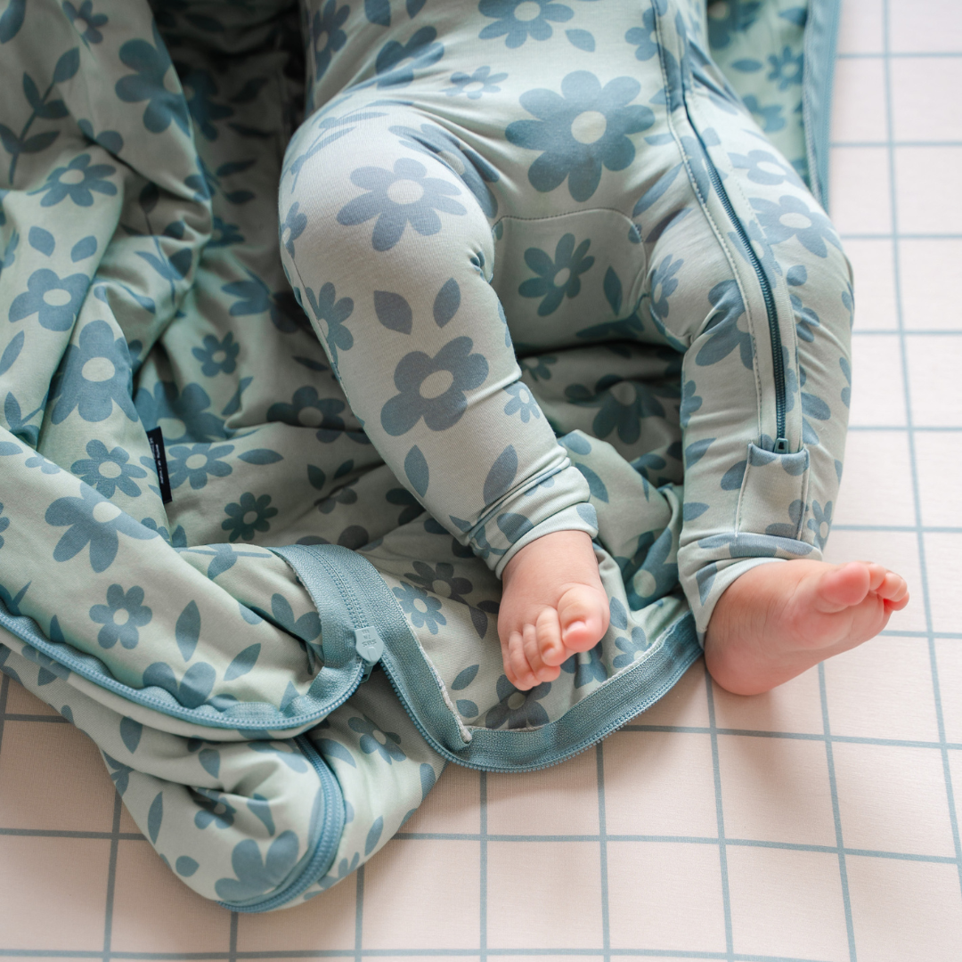 Bamboo Sleep Bags | 1.0 TOG | LE Prints: Ivory Brush / 0-6M