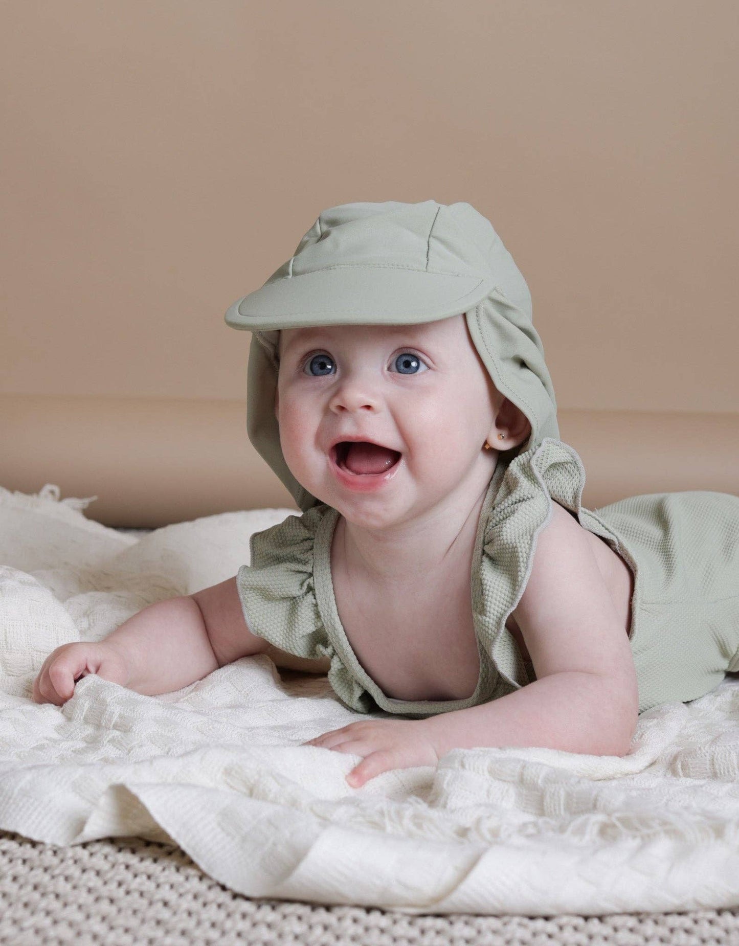 Waffle Swimsuit | Sage