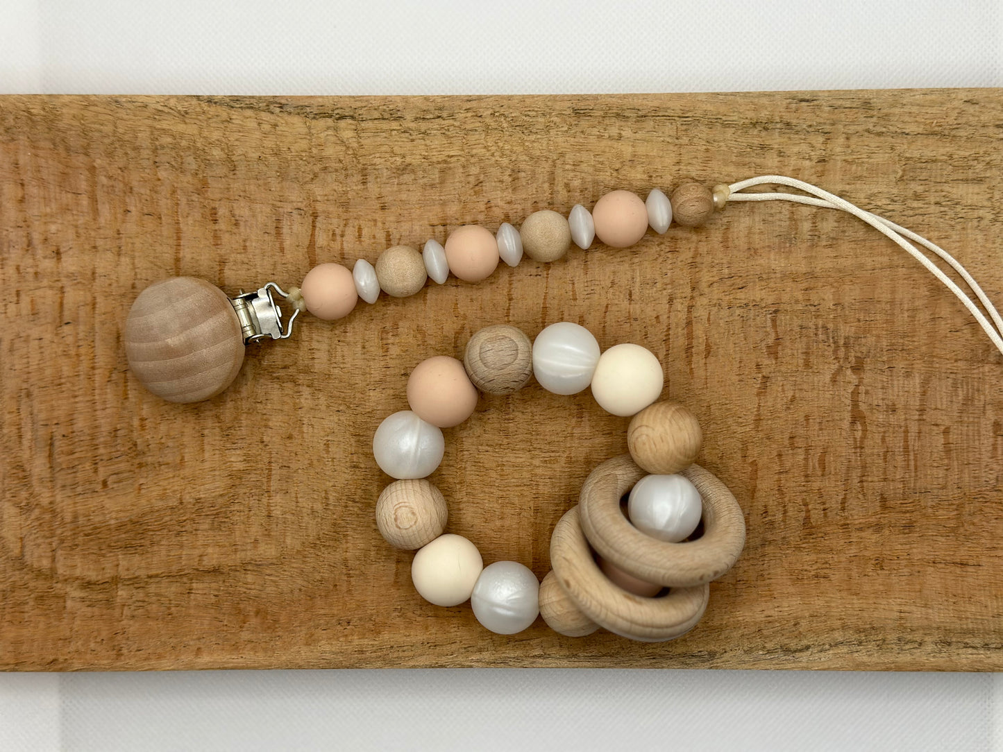Pacifier Clip / Teether Set