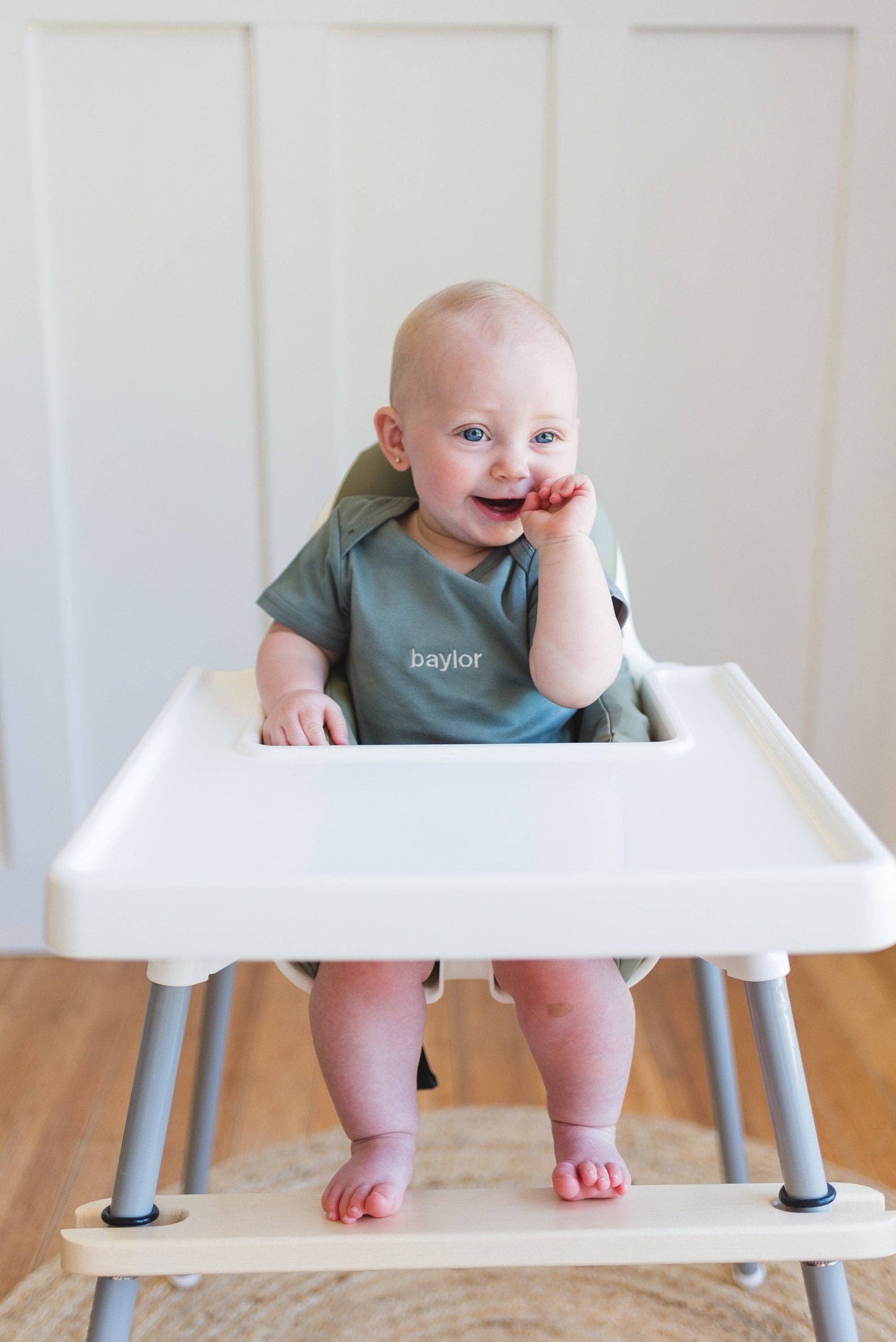 Maple IKEA Antilop Foot Rest - Wooden Highchair Footrest: Maple Footrest Only