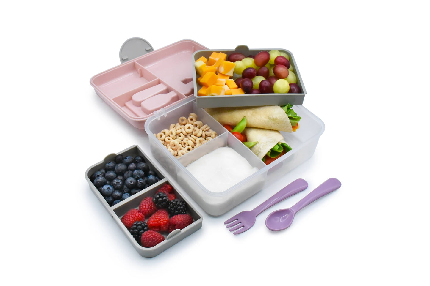 2 Tier Bento Box: Blue