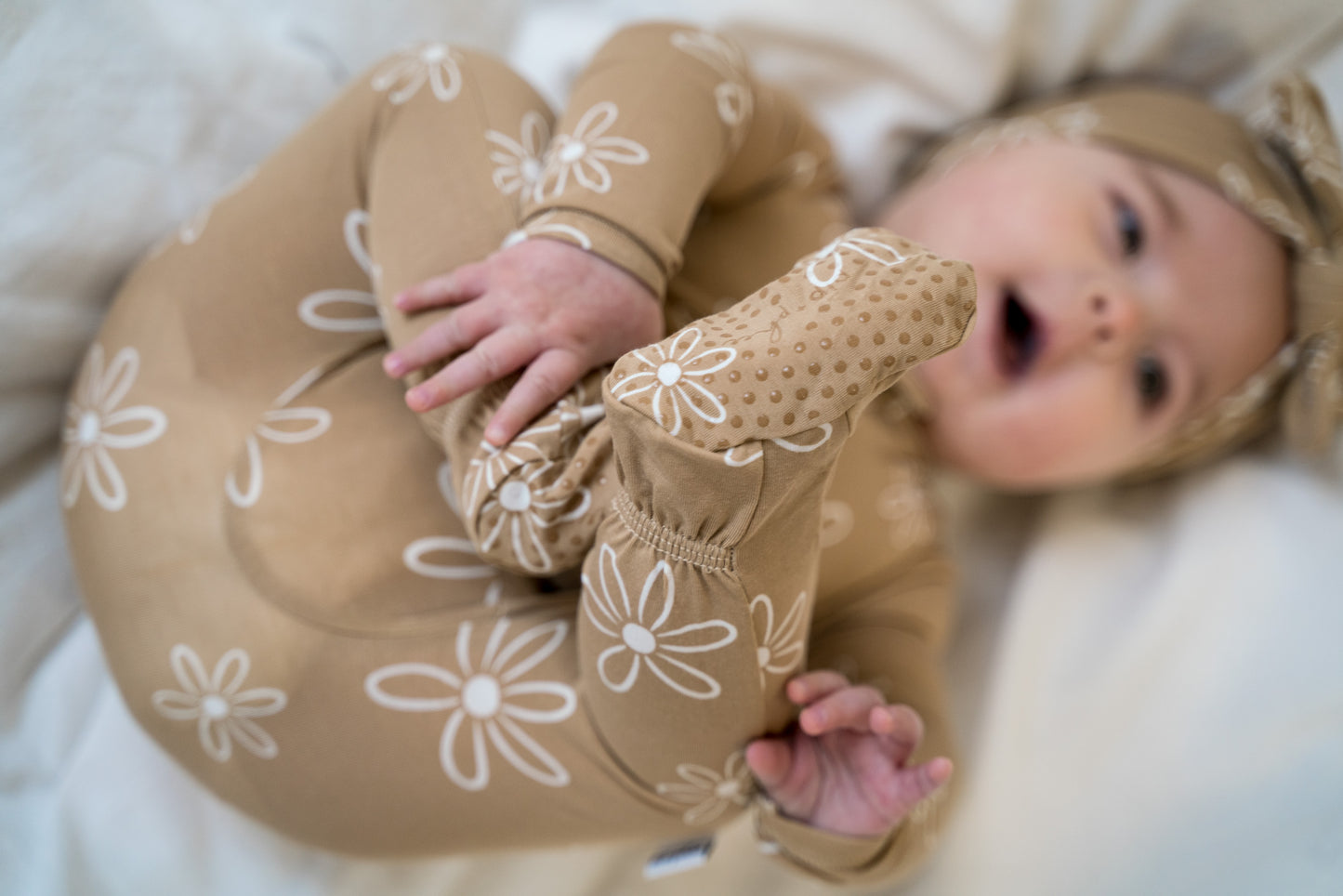 Bamboo Footed Sleeper | Cafe Floral
