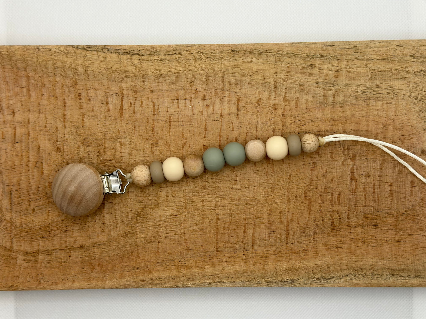 Pacifier Clip / Teether Set - Beacon Grey