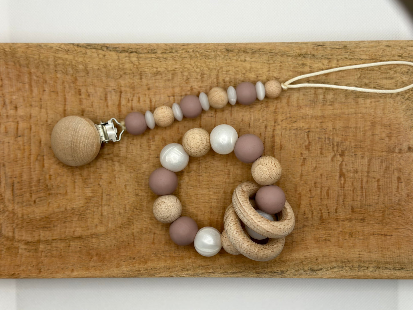 Pacifier Clip / Teether Set