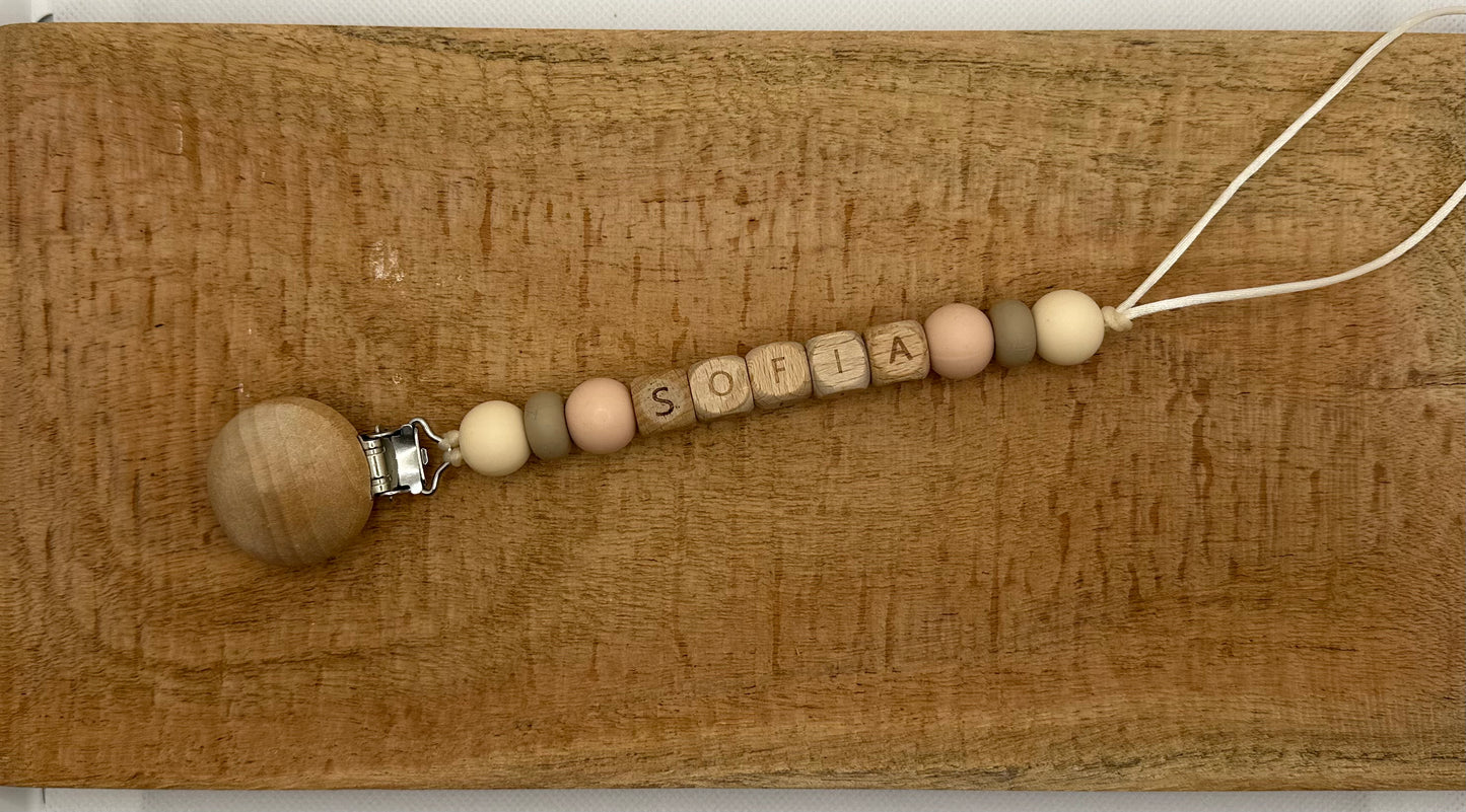 Personalized Pacifier Clip