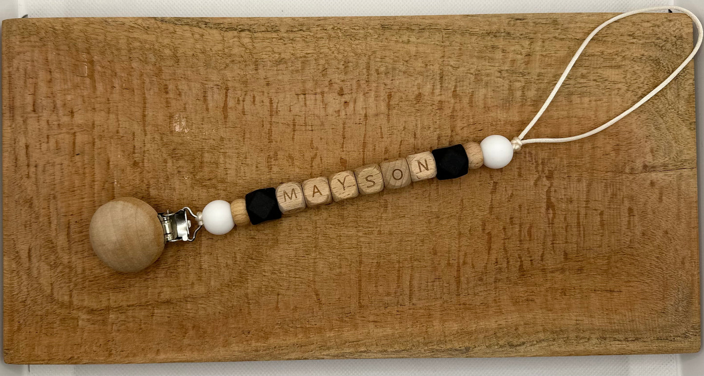 Personalized Pacifier Clip