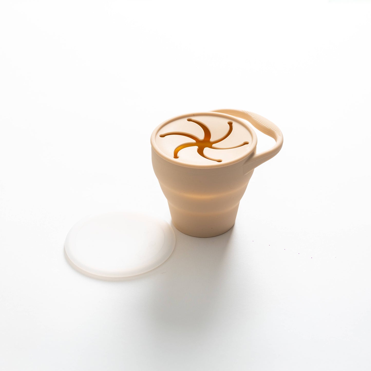 Lidded Silicone Snack Cup