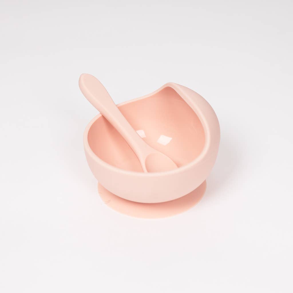 Silicone Suction Bowl and Spoon Set