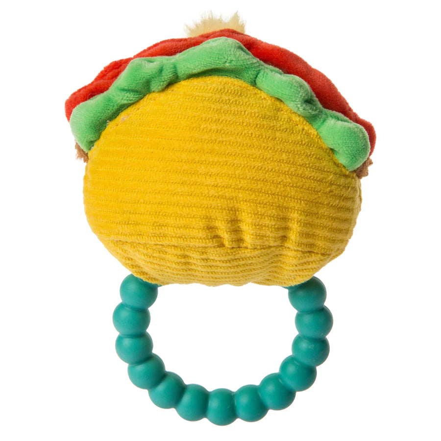 Sweet Soothie Teether Rattles Chewy Taco 5"