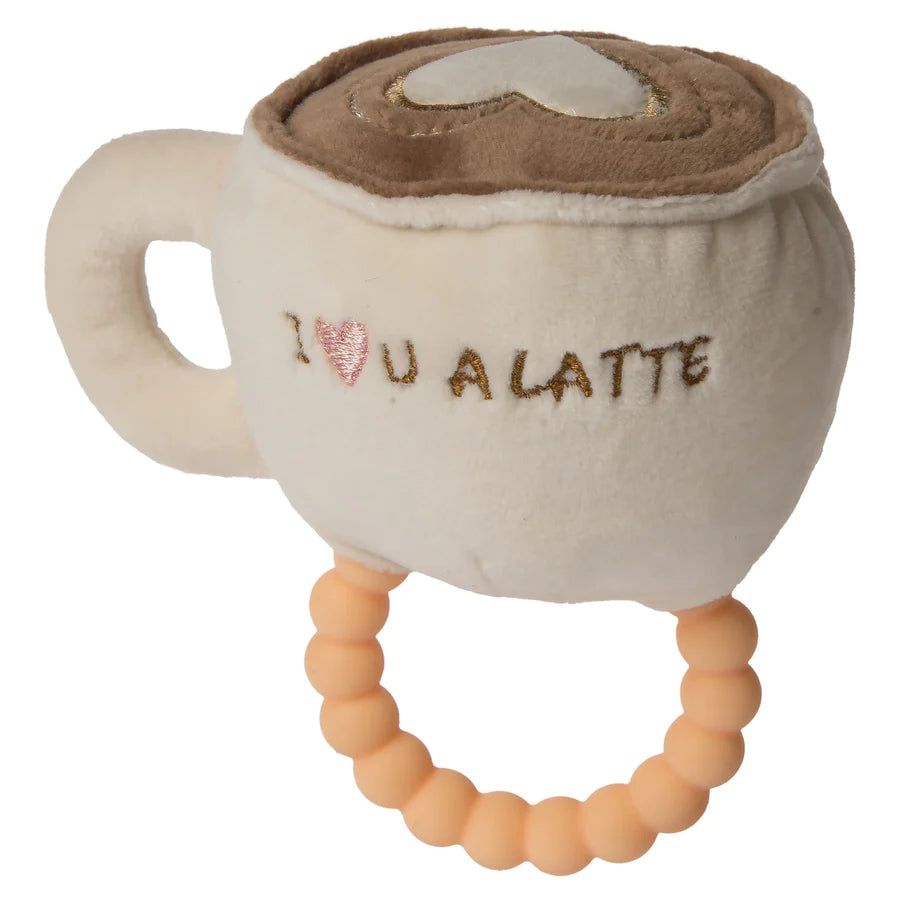 Sweet Soothie Teether Rattles Hot Latte 5"