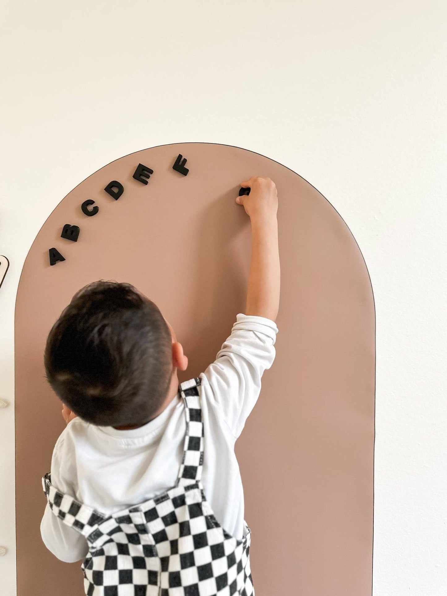 Magic Playwall - Arch Magnetic Art Wall Decal for Kids: Stone Grey