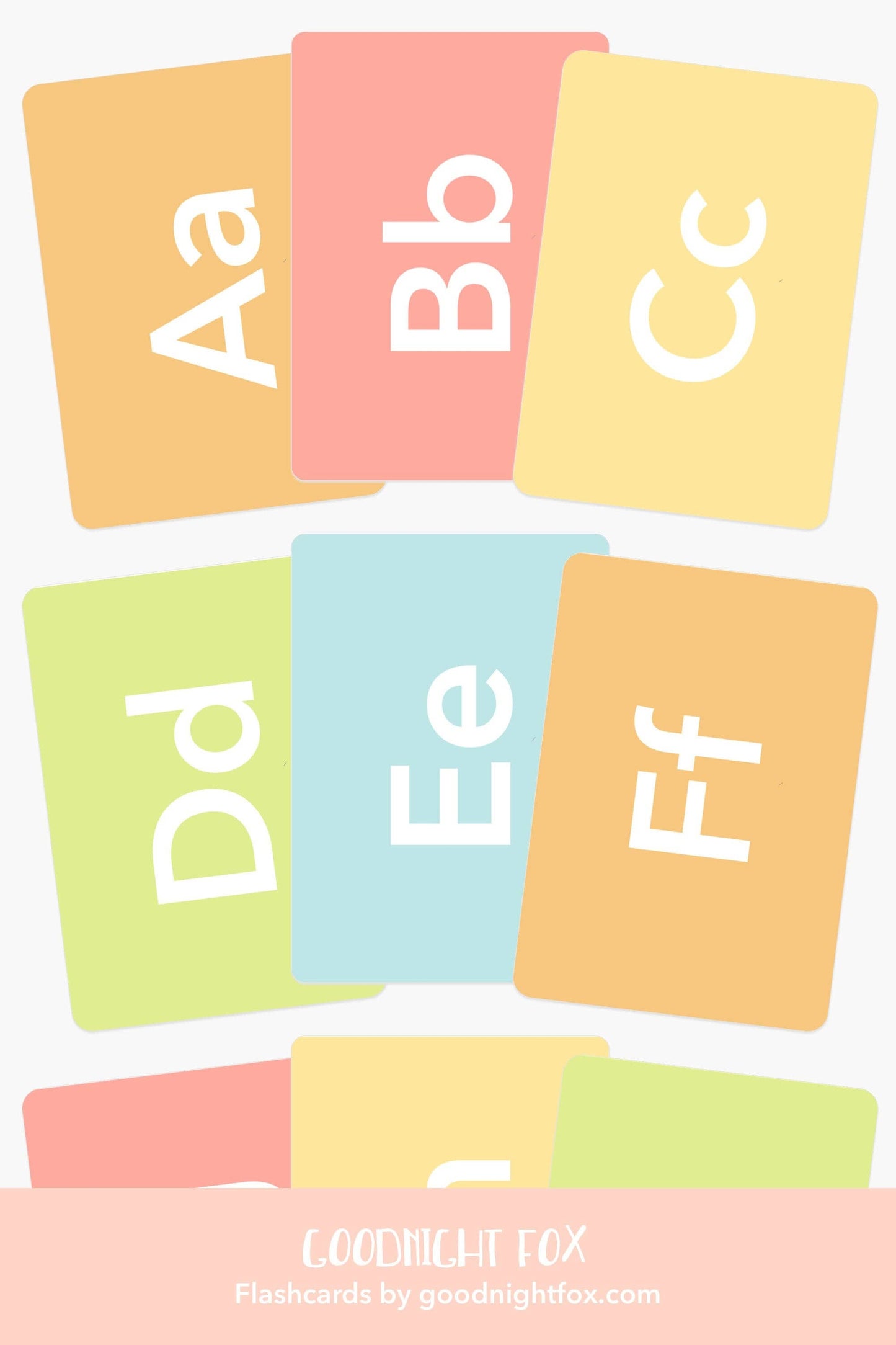 Letters Flash Cards