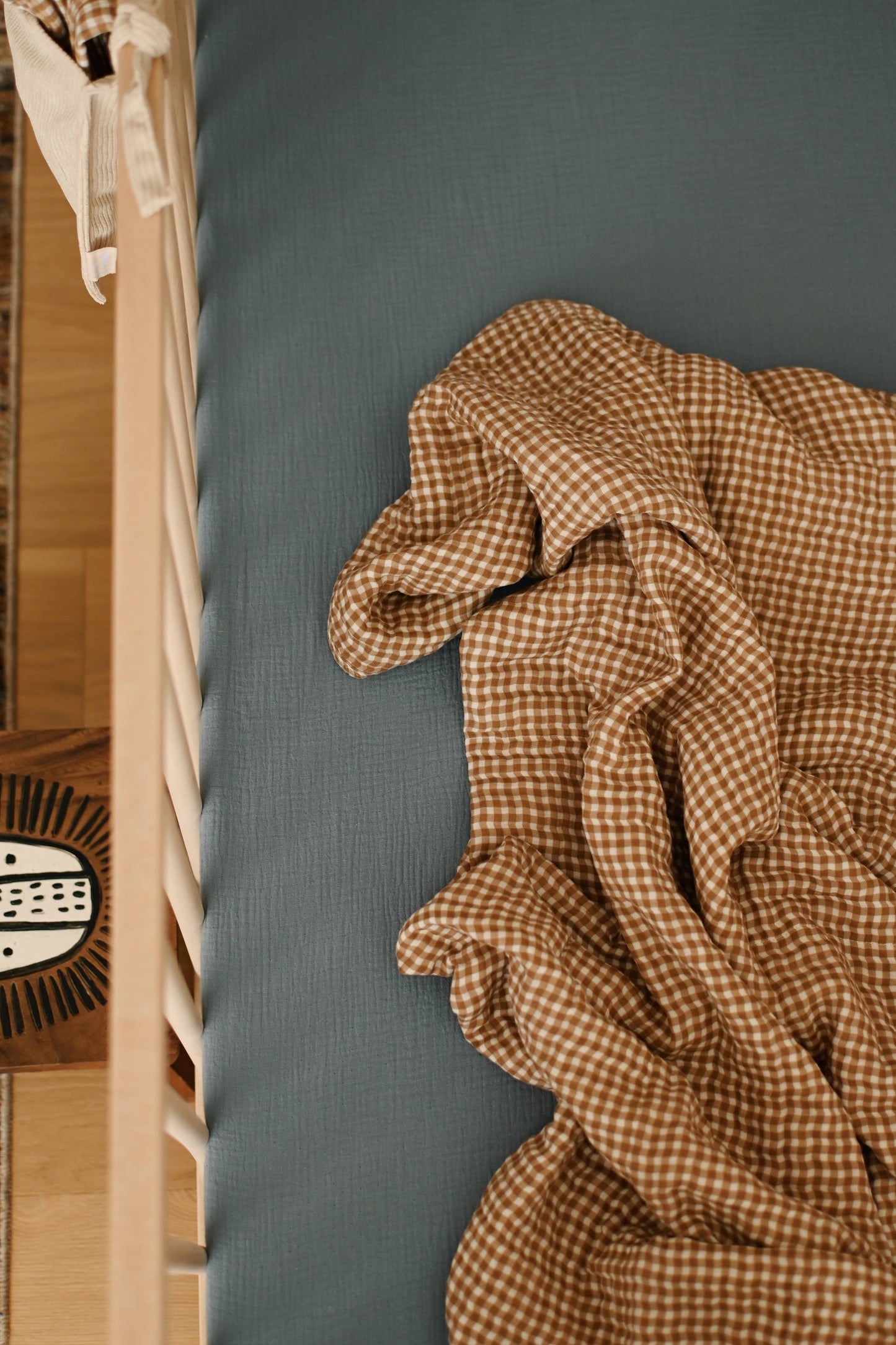 Quilted Blanket - Vichy brown