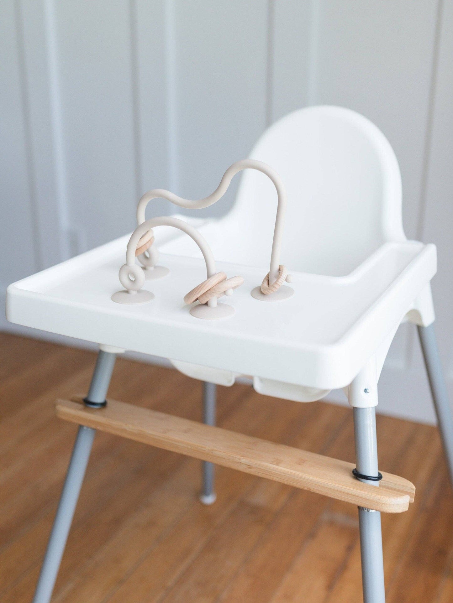 Silicone Highchair Toy: Dusty Rose