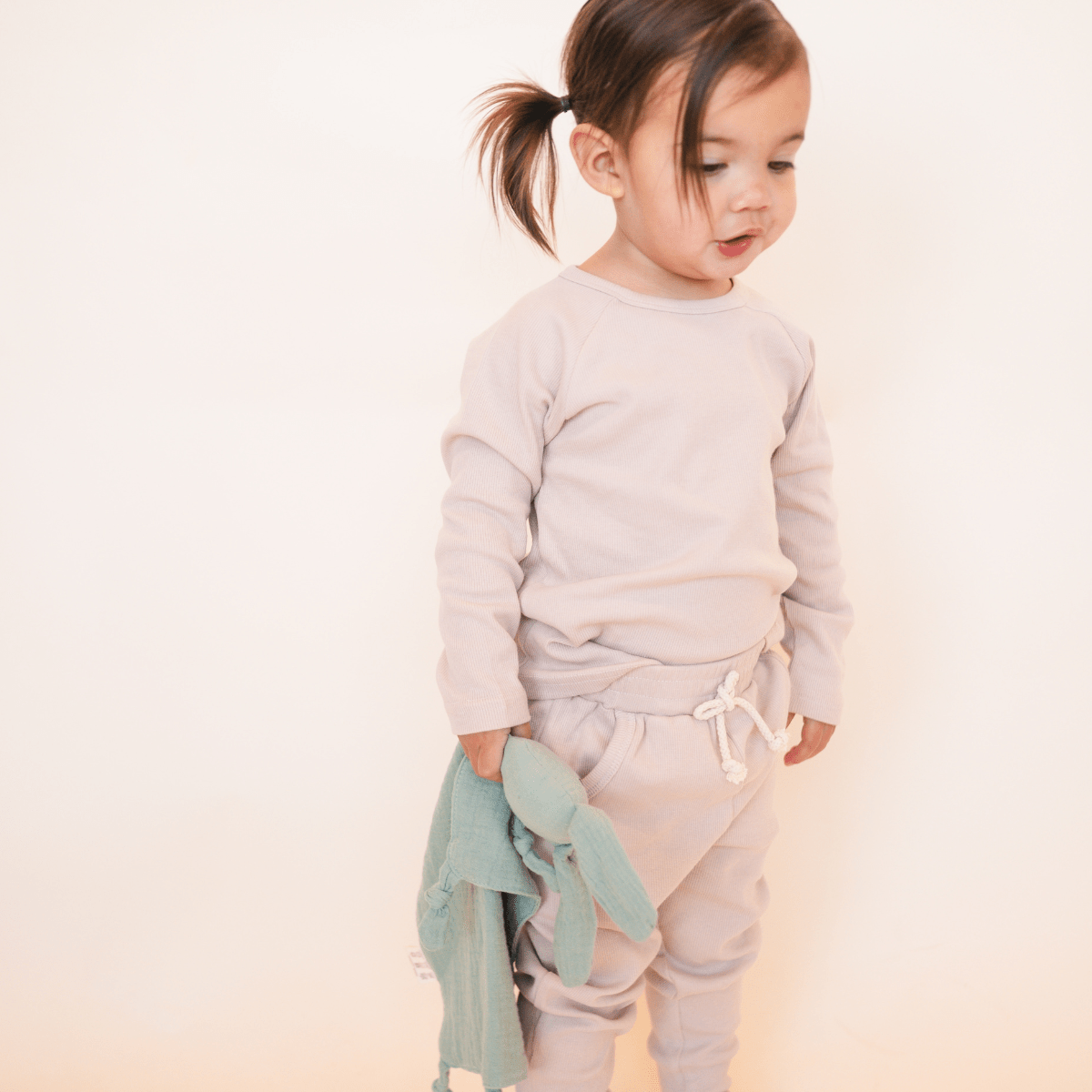 Organic Cotton Lounge Set for Babies + Toddlers | Oatmeal: 4-5y
