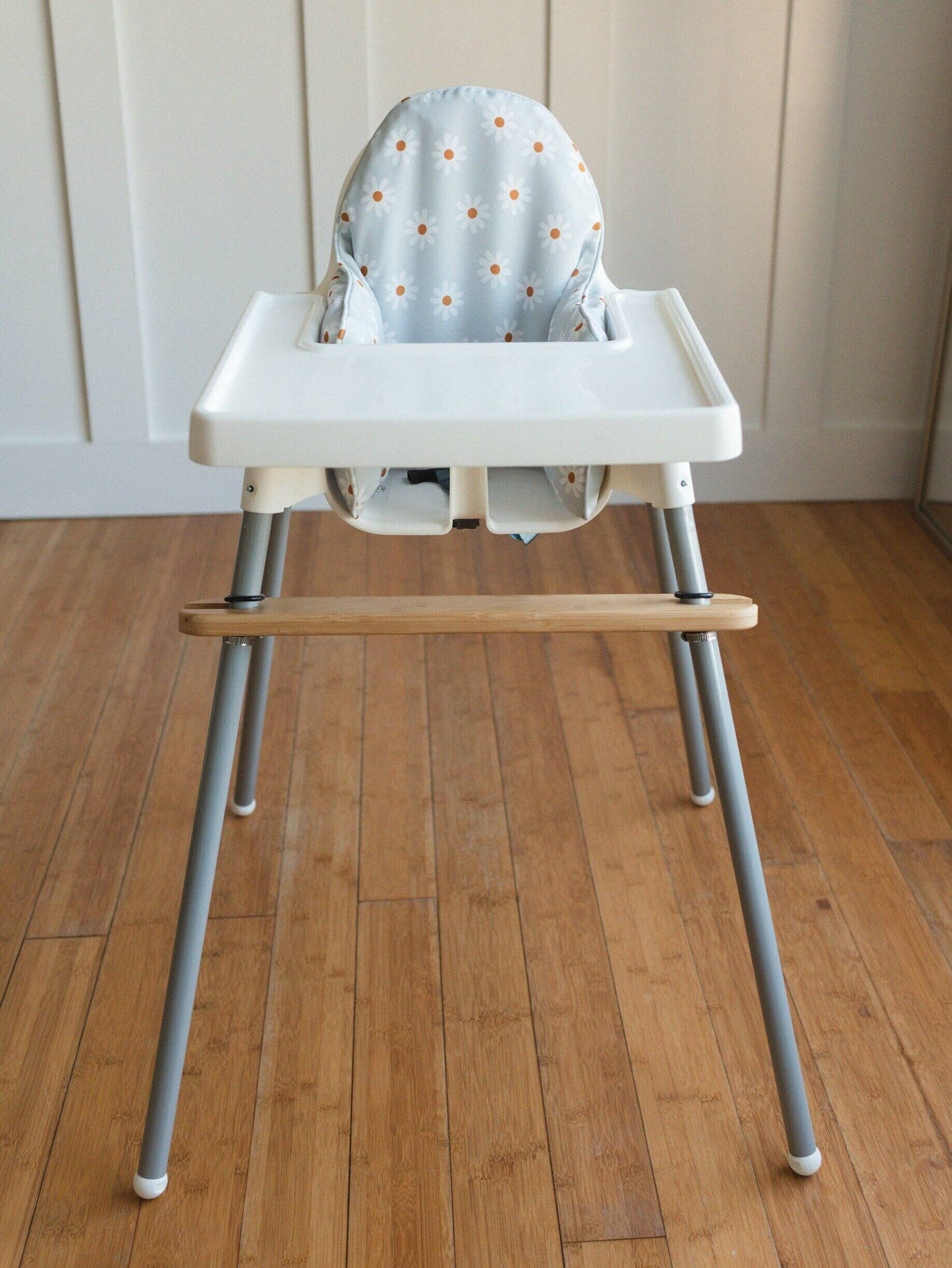 Blue Daisy Cushion Cover for IKEA Antilop Highchair Baby: Cushion + Cover