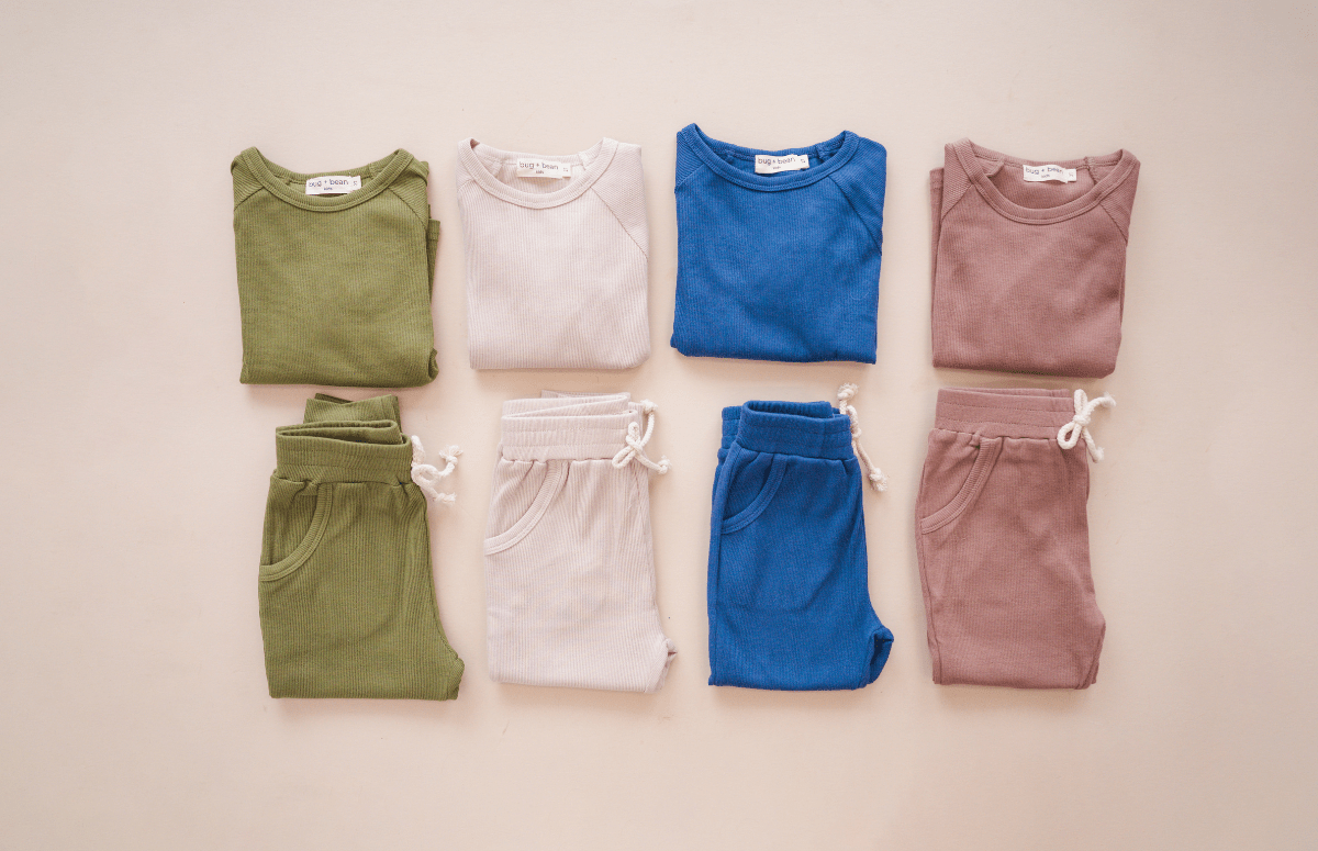 Organic Cotton Lounge Set for Babies + Toddlers | Oatmeal: 4-5y