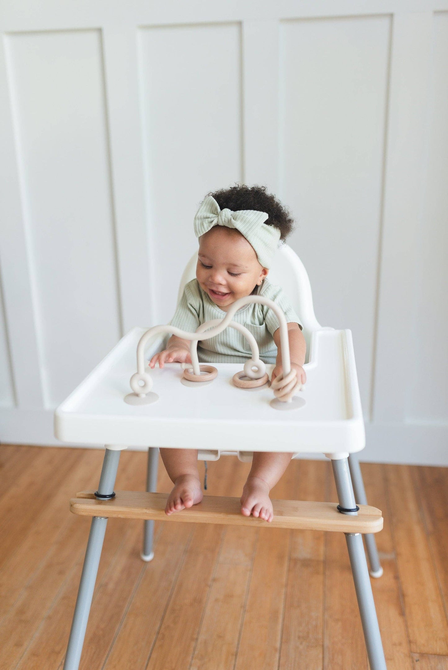 Silicone Highchair Toy: Dusty Rose