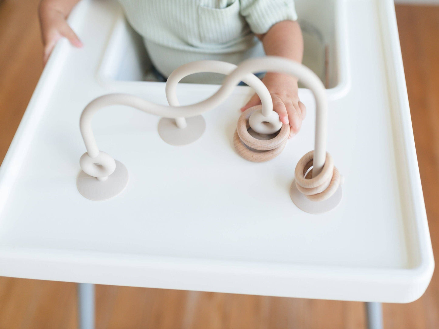 Silicone Highchair Toy: Dusty Rose
