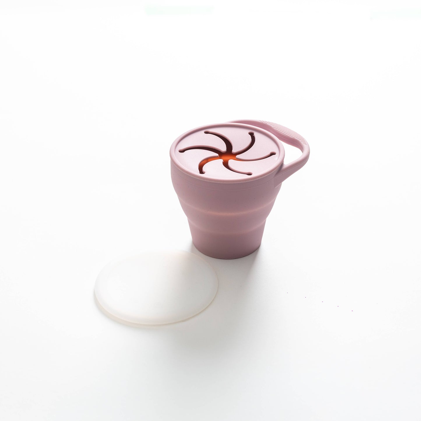 Lidded Silicone Snack Cup