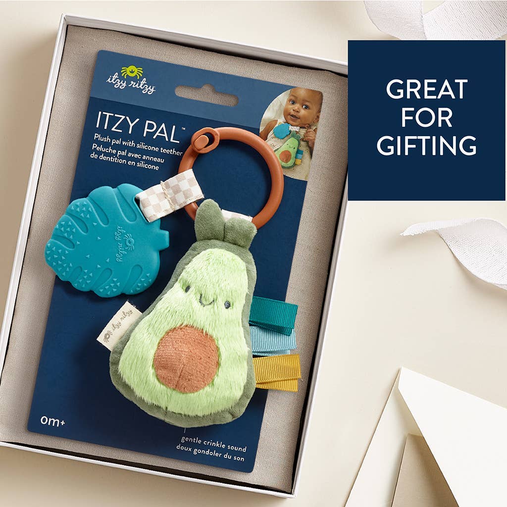 Itzy Pal™ Plush + Teether: Pickle