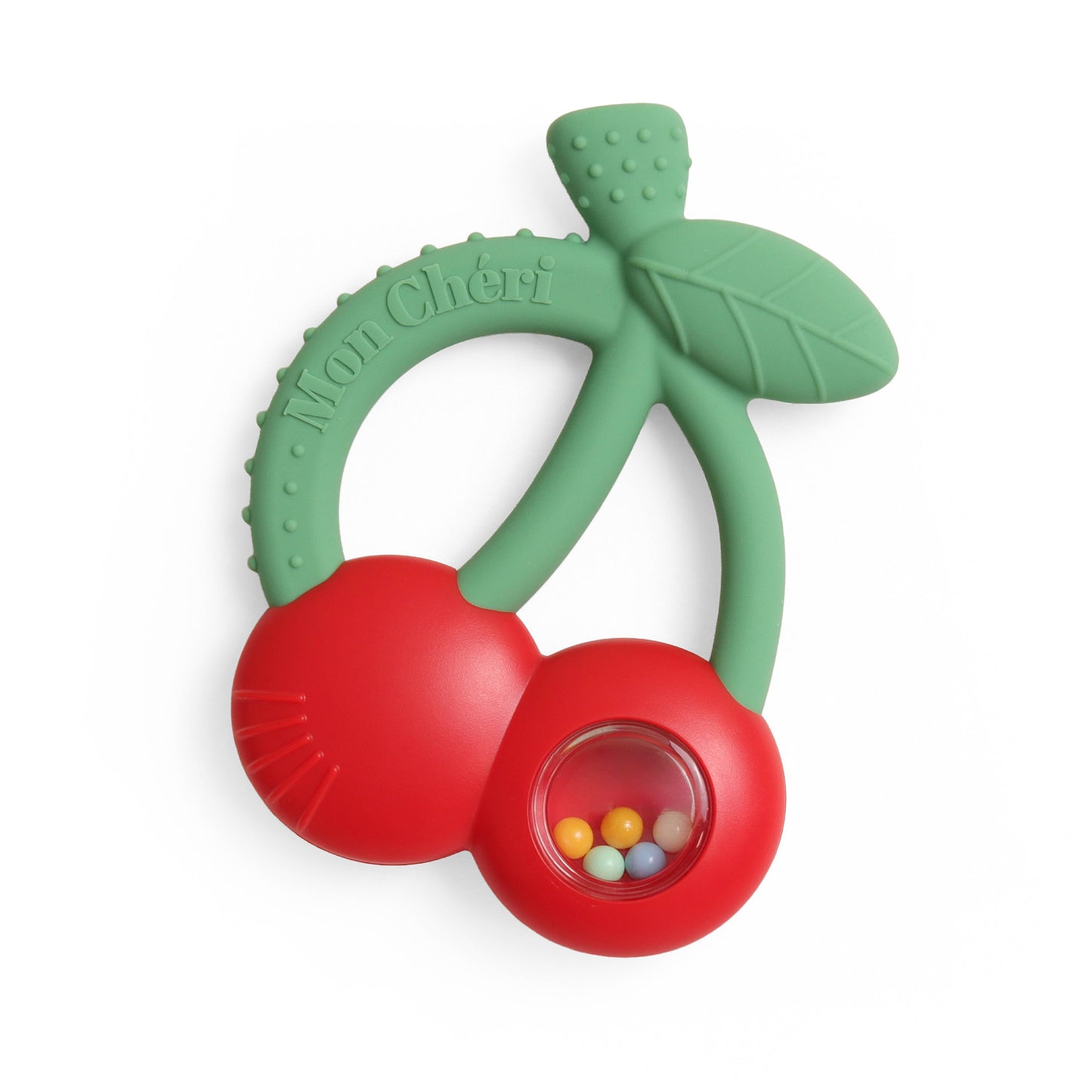 *NEW* Bitzy Shake™ - Silicone Teether with Rattle: Goose