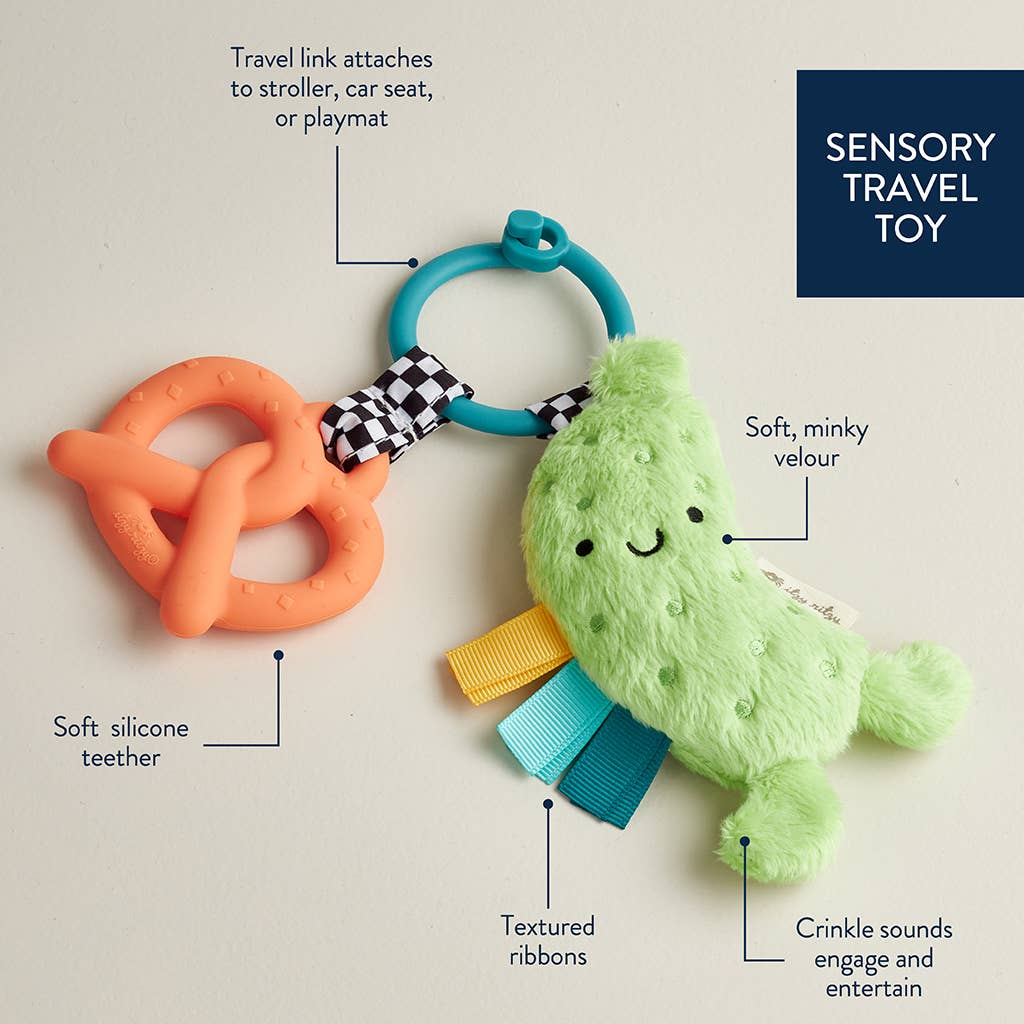 Itzy Pal™ Plush + Teether: Avocado