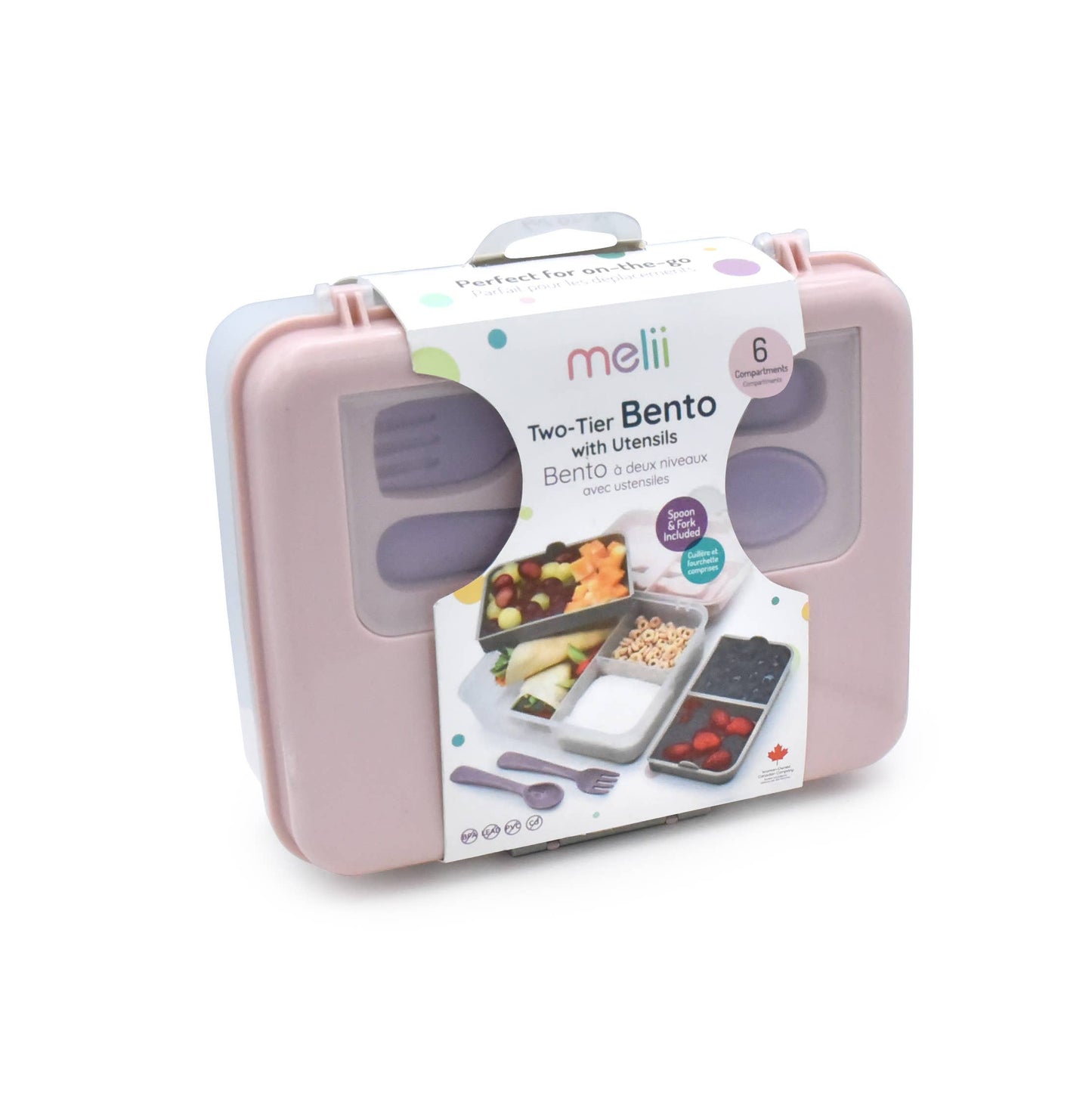2 Tier Bento Box: Blue