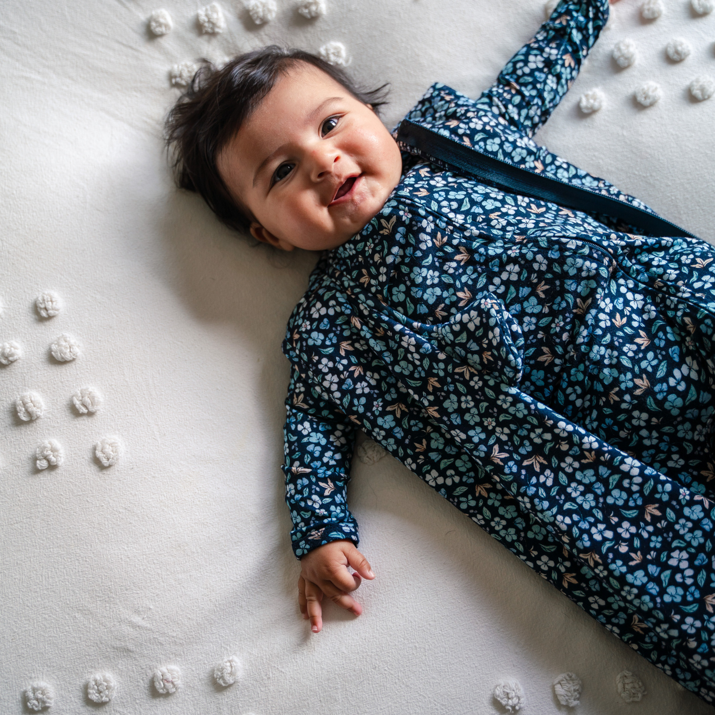 Sleep Bag | 1.0 TOG: Black Hearts / 0-6M