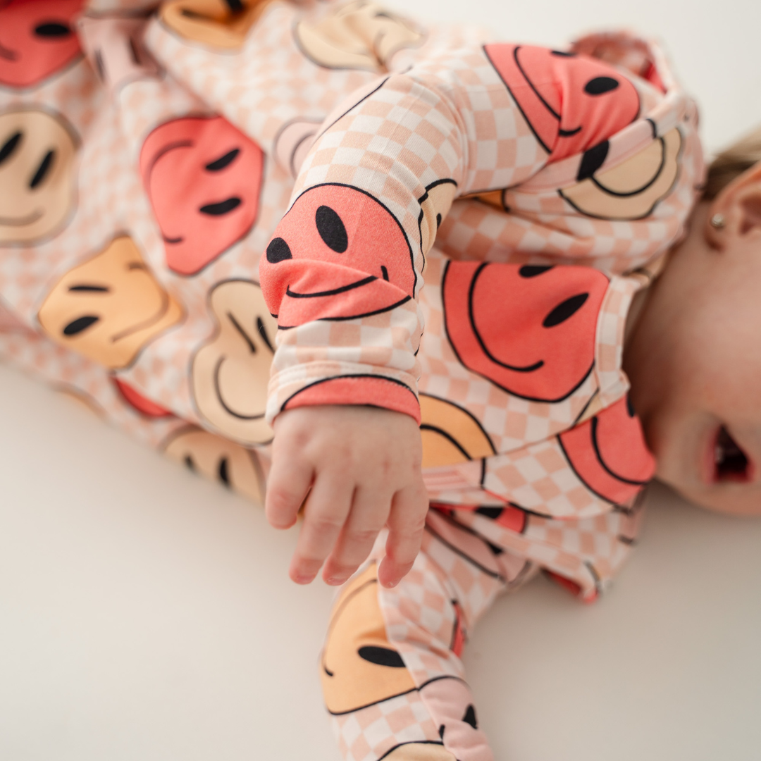 Sleep Bag | 1.0 TOG: Cream Black Check / 6-18M
