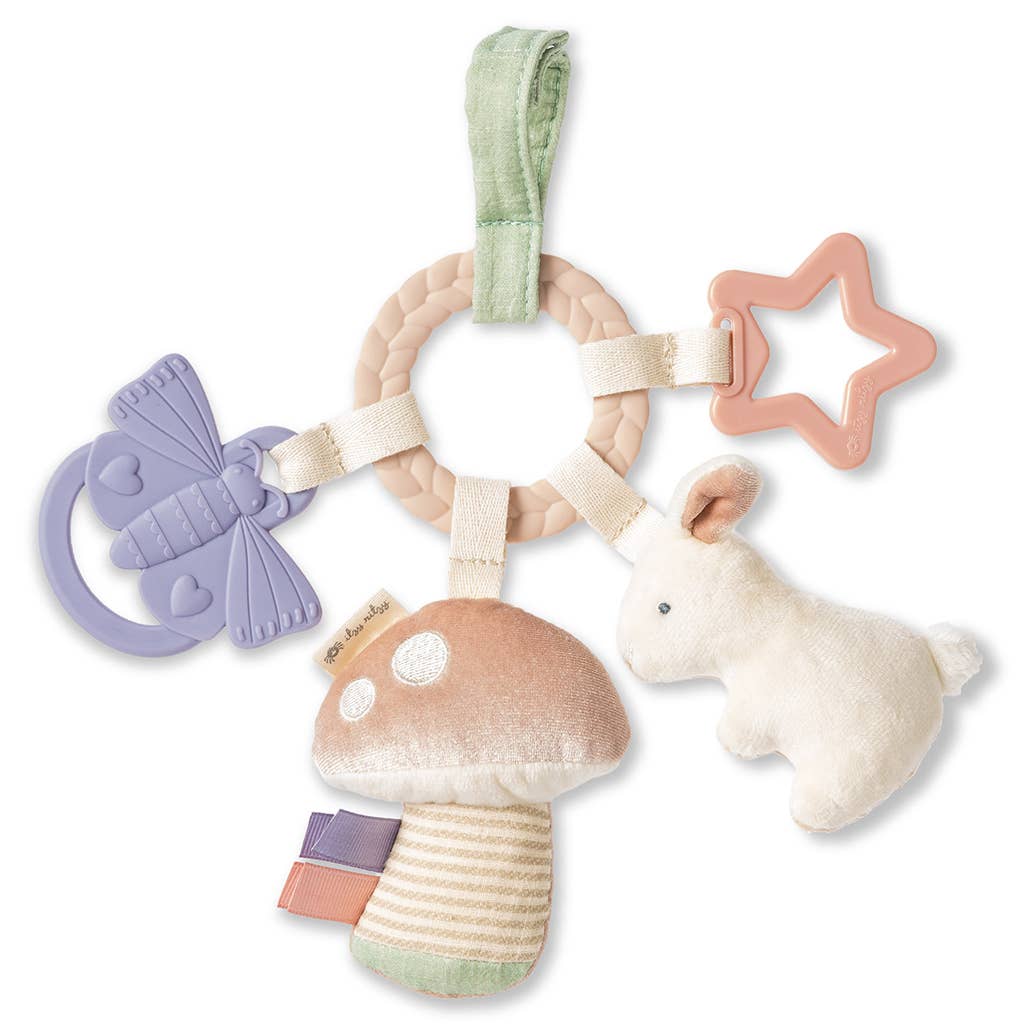 Bitzy Busy Ring™ Teething Activity Toy: Veggie