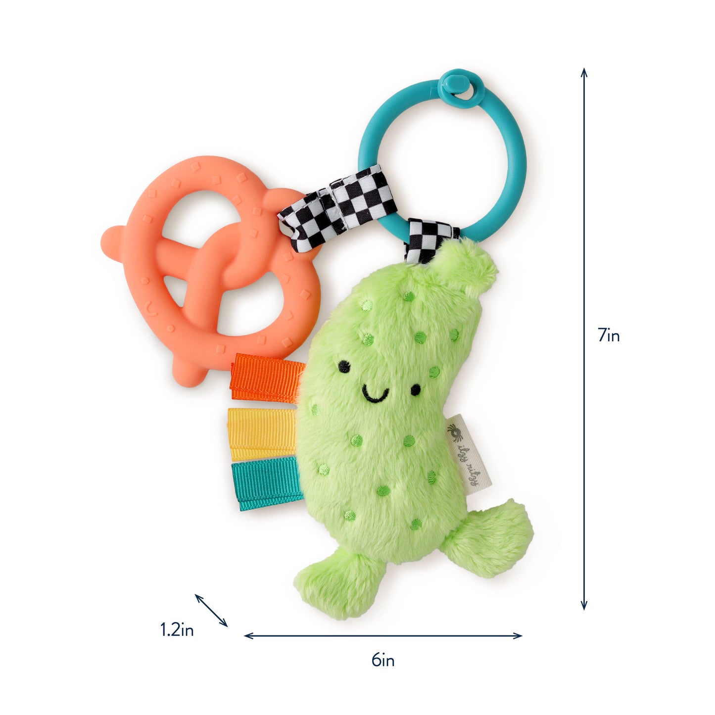 Itzy Pal™ Plush + Teether: Pickle